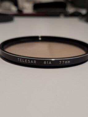 Telesar 81A  77MM Lens warm tint